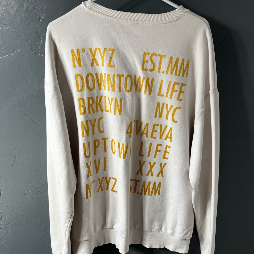 H & M Men’s Cities Crewneck